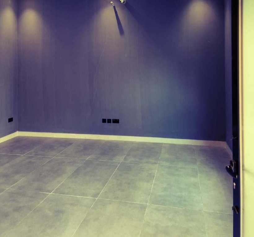 Finished interior room